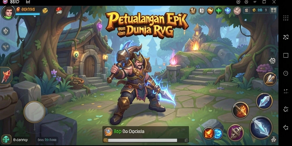 Tangkapan layar gameplay menampilkan aksi mendebarkan di 88ID.