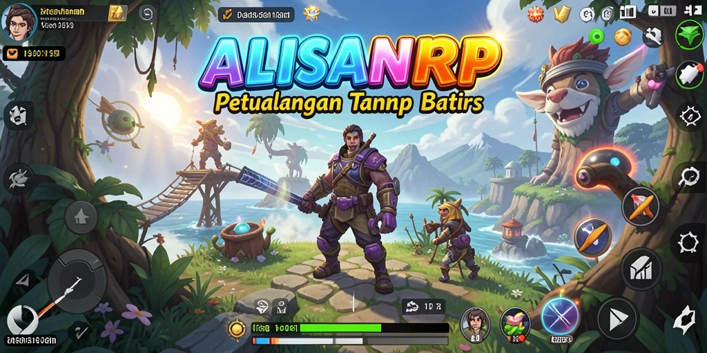 Gameplay <strong>ALISANRP</strong> yang menantang di dunia petualangan.