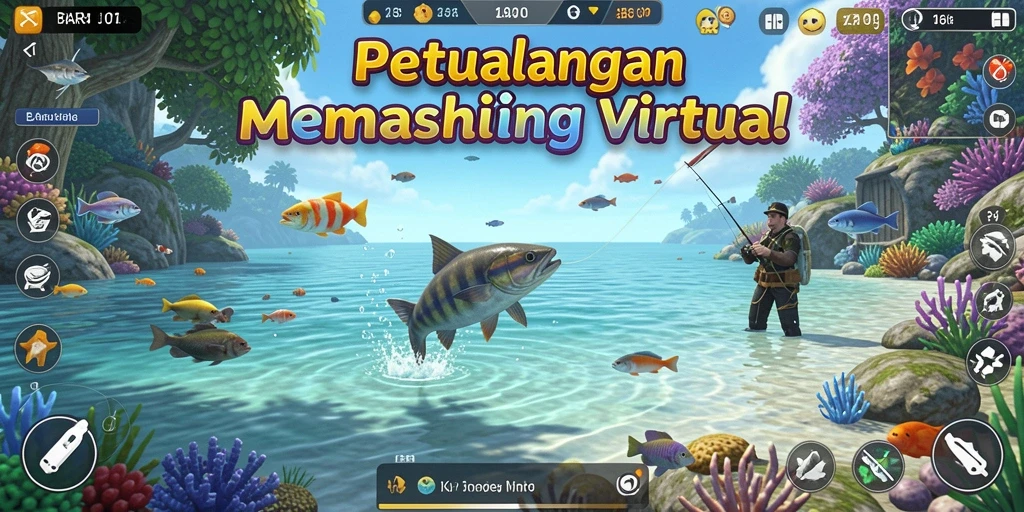 Tangkapan ikan besar di BARU01 yang menantang.