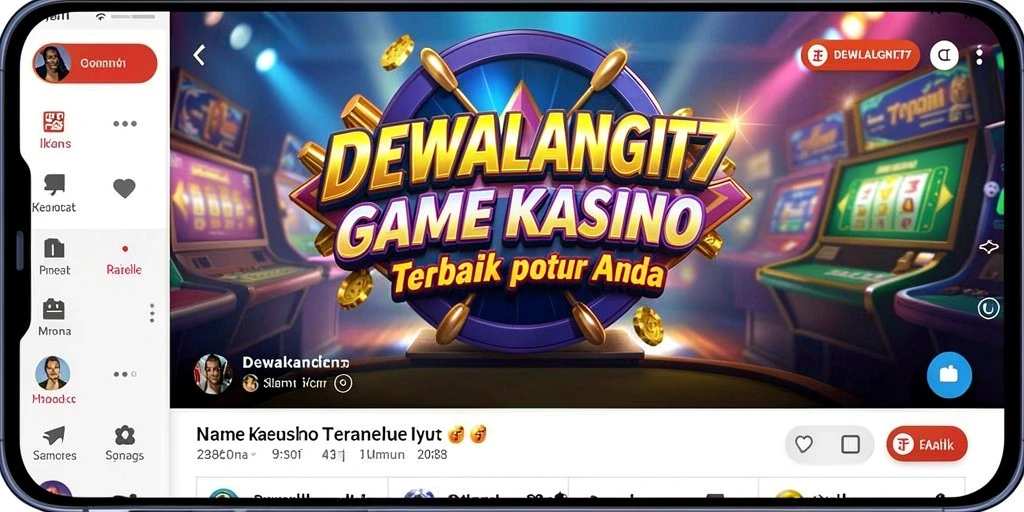 Screenshot gameplay DEWALANGIT77 menampilkan suasana Kasino yang hidup.