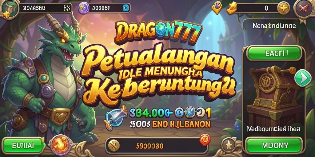 Tangkapan layar DRAGON777 menampilkan aksi gameplay Idle yang menarik.