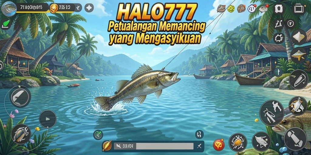 Tampilan gameplay HALO777 yang menampilkan pengalaman memancing yang seru.