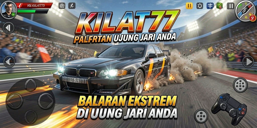 Gameplay seru dengan mobil balap yang menarik.