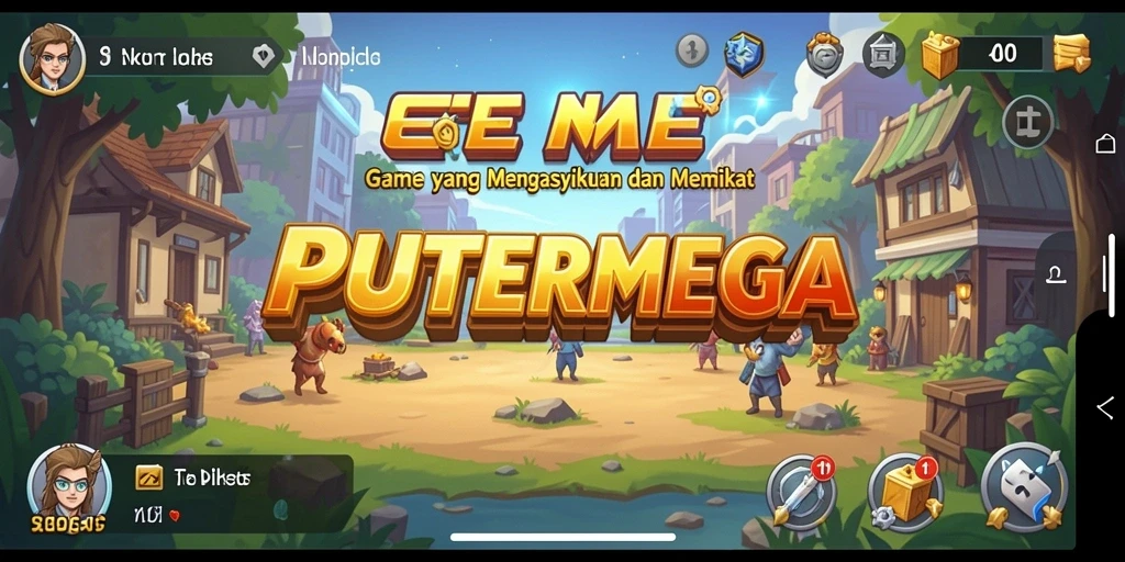 Tampilan gameplay PUTERMEGA yang menarik dan menyenangkan.