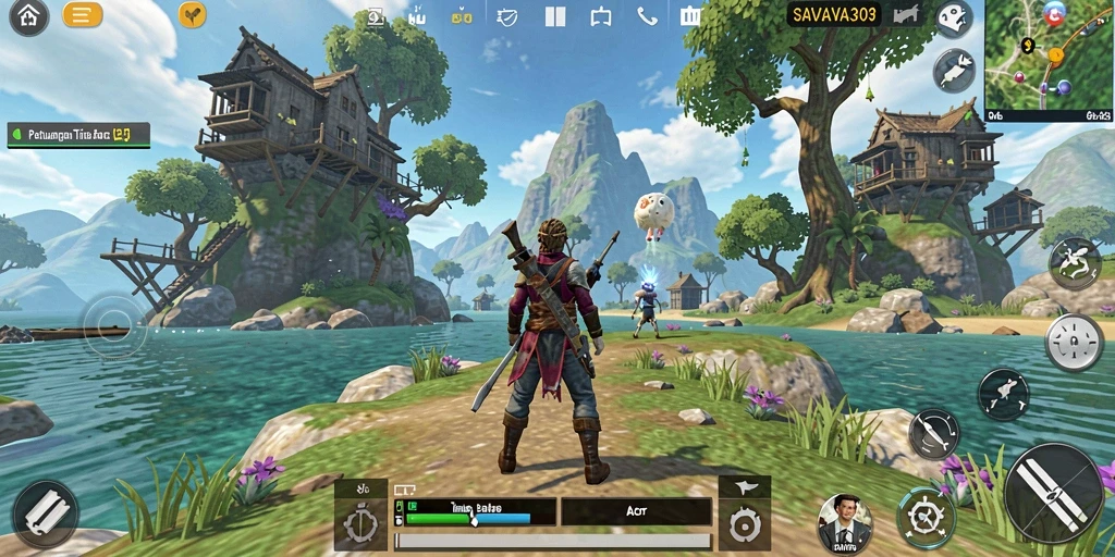 Tampilan menakjubkan dari gameplay Open World SAVAYA303.