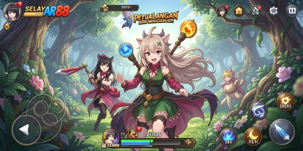 Tampilan menarik dari gameplay seru SELAYAR88 yang penuh aksi dan petualangan.