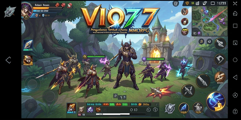 Tampilan gameplay seru dari VIO77 yang memukau pemain.