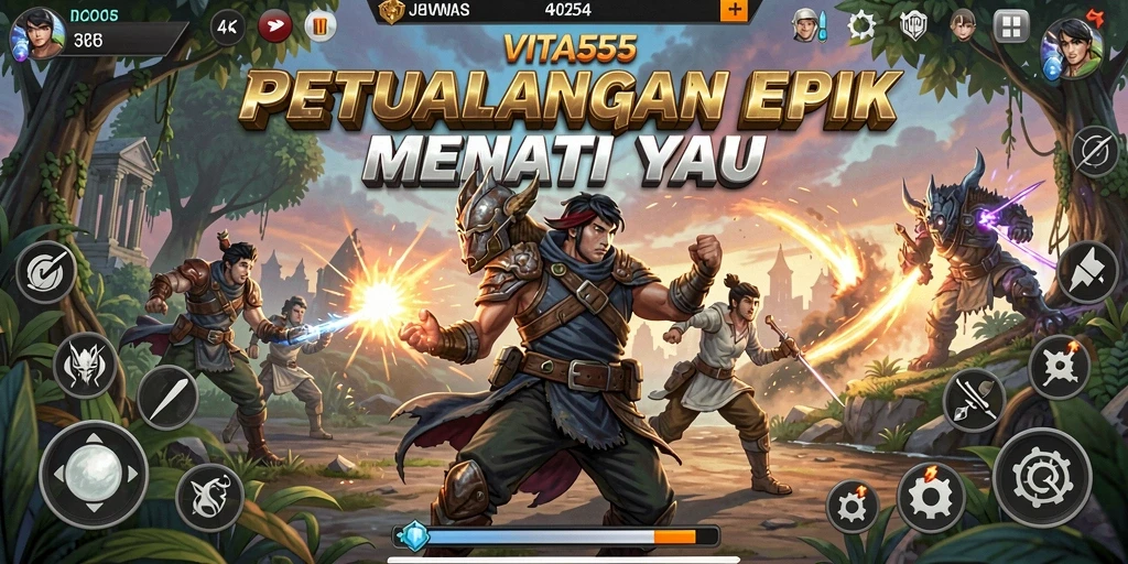 Tampilan menakjubkan dari gameplay Adventure VITA555.